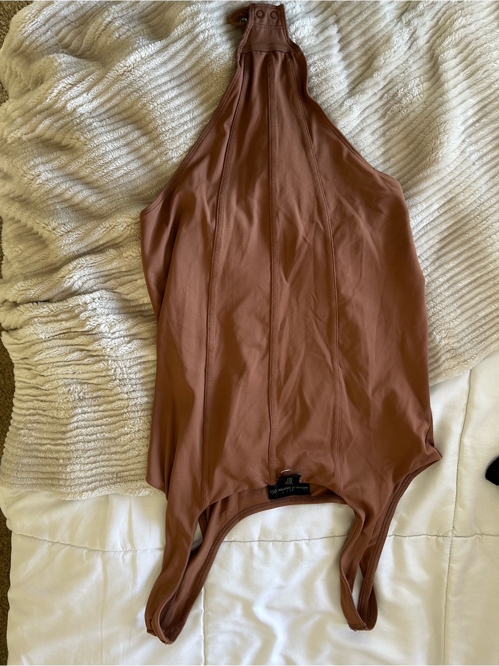 Rust Brown Halter Top
